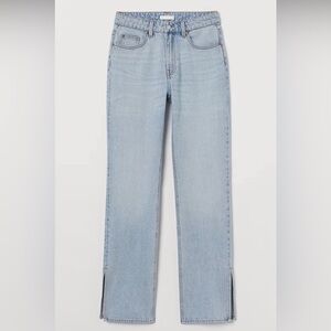 H&M Light wash 90's Straight Jeans Womens Size 12